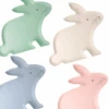 Meri-Meri Pastel Bunny Bamboo Lunch Plates 4ct