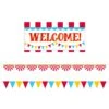 Creative Converting Carnival Welcome Sign & Banners Set 3ct