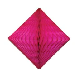 Cerise Honeycomb Diamond 12in