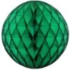 Dark Green Honeycomb Tissue Ball