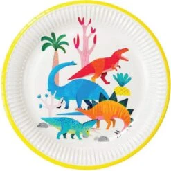 Talking Tables Dinosaur Lunch Plates 8ct