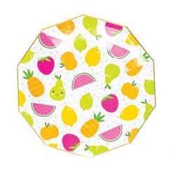 Festive Fruit Dessert Plates 8ct
