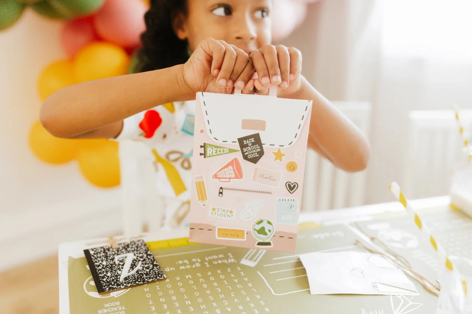 Back To School Backpack Favor Bags & Sticker Sheets 8ct - Image 8