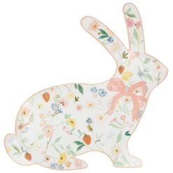 Meri-Meri Elegant Floral Bunny Lunch Plates 8ct