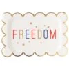 Patriotic Freedom Rectangle Lunch Plates 8ct