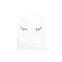 White Ghost Dessert Napkins 20ct