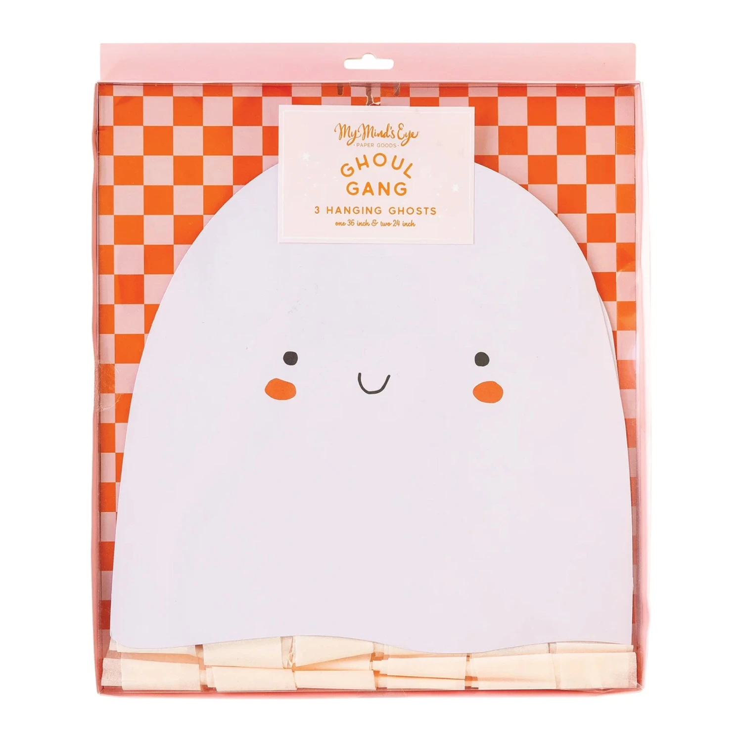 Ghosts Hanging Halloween Decorations 3ct - Image 2