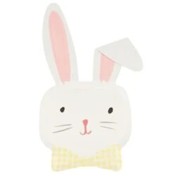 Meri-Meri Gingham Easter Bunny Lunch Plates 8ct