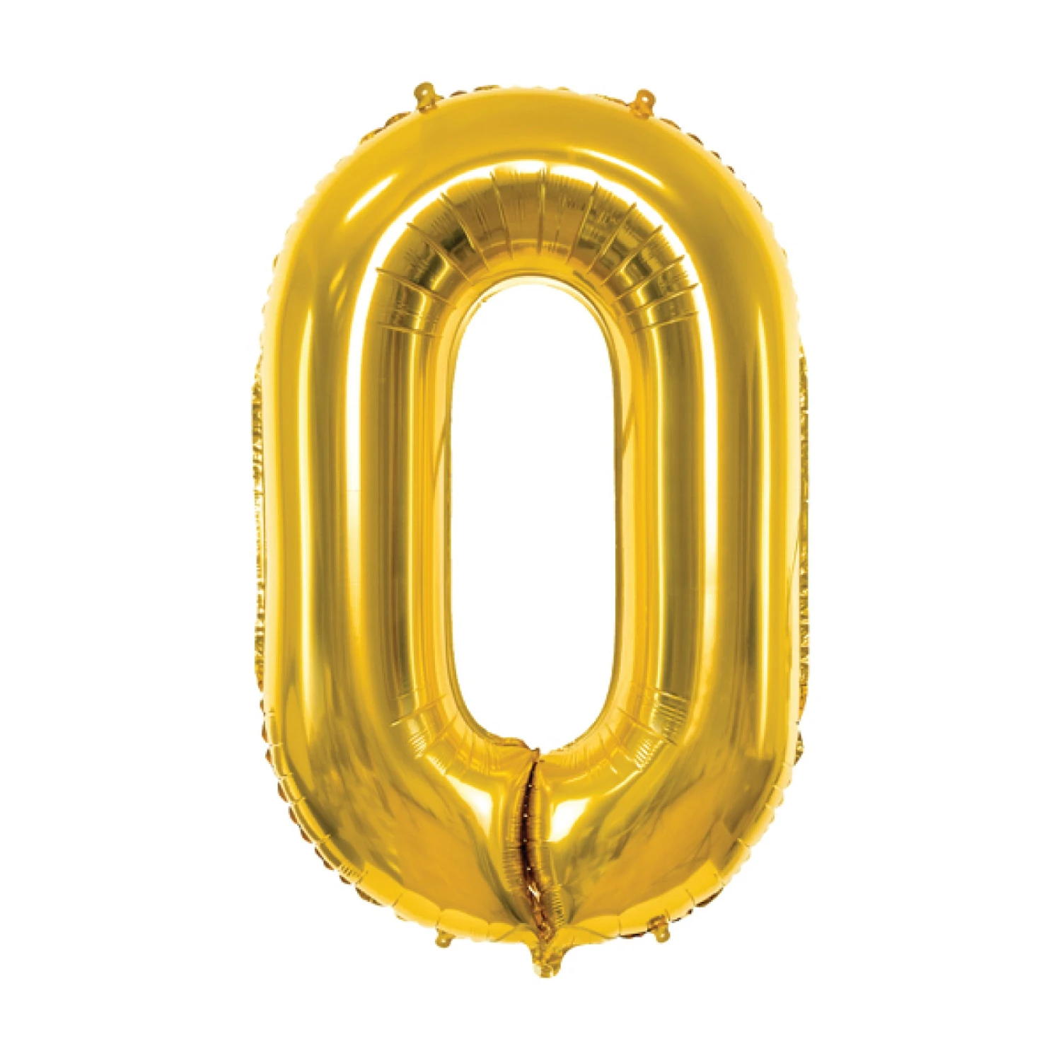 34" Gold Number Balloon 0-9 - Image 2