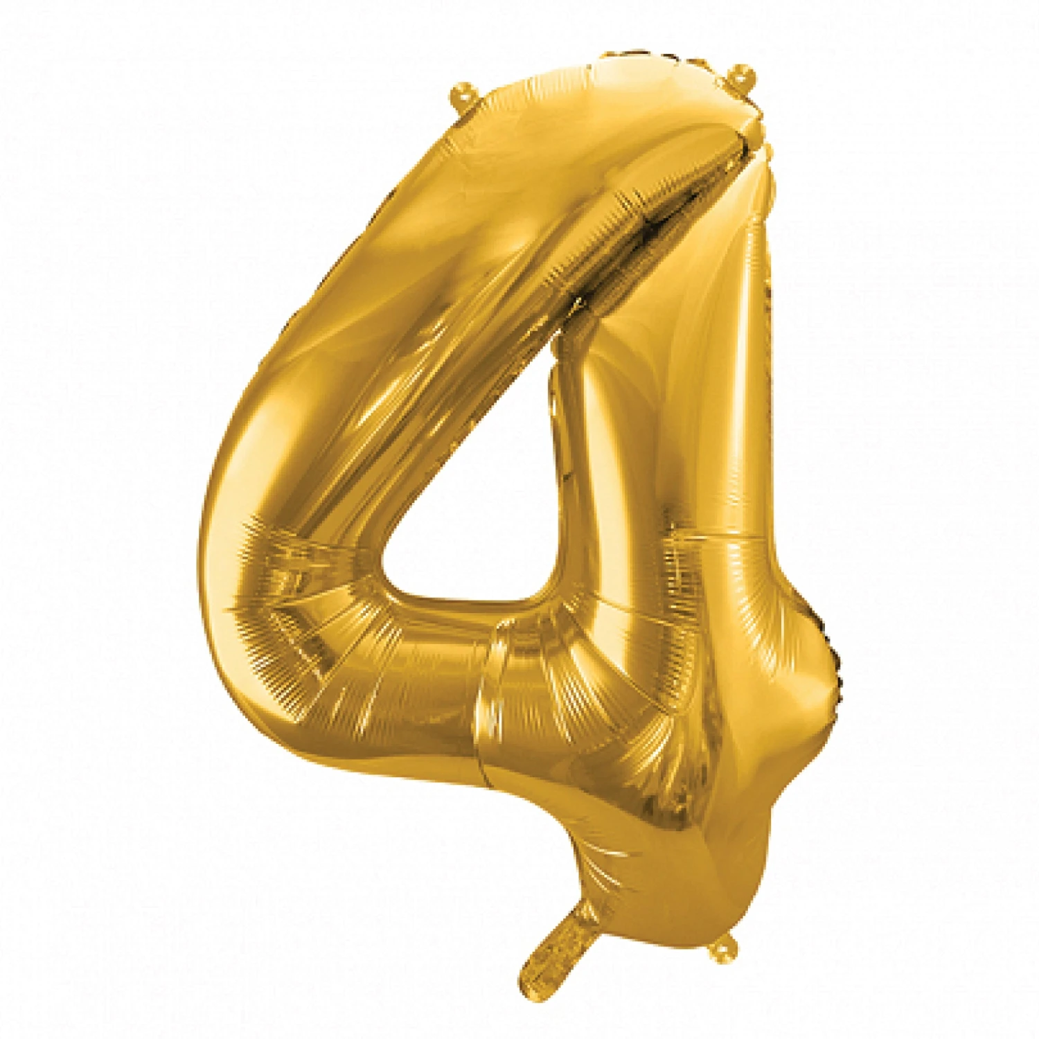 34" Gold Number Balloon 0-9 - Image 6