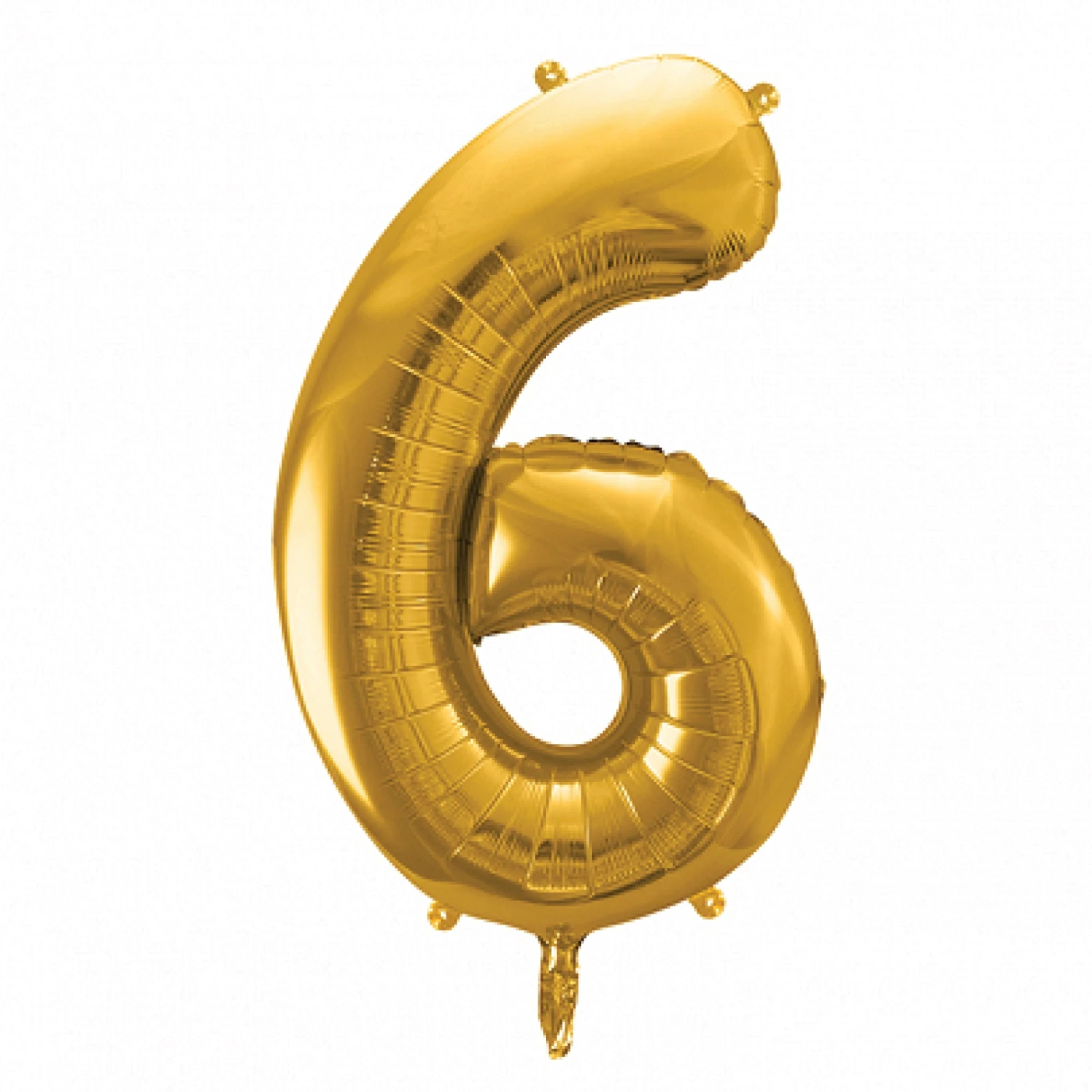34" Gold Number Balloon 0-9 - Image 8