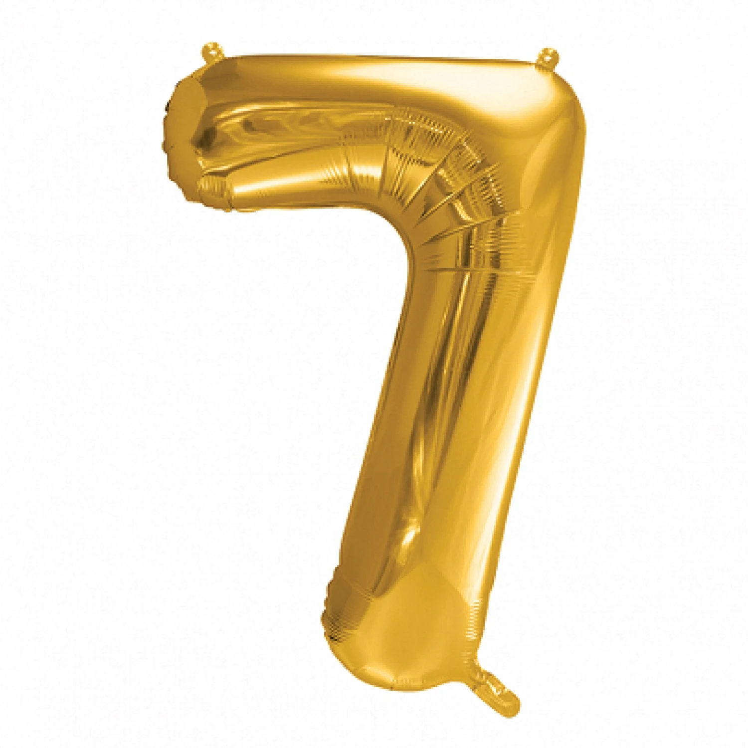 34" Gold Number Balloon 0-9 - Image 9