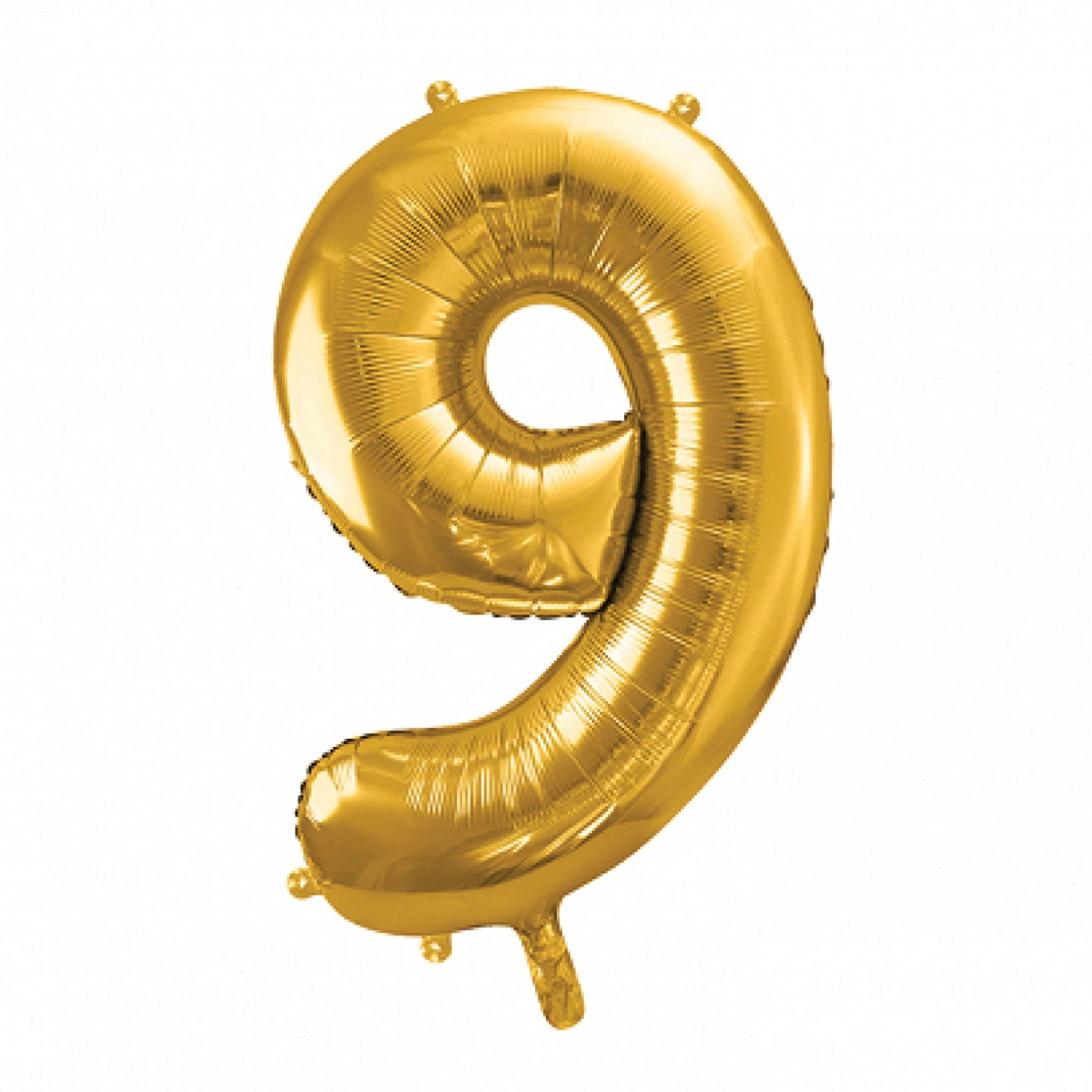 34" Gold Number Balloon 0-9 - Image 11