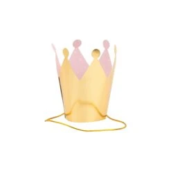 Gold Princess Crowns & Pink Sticker Sheets 8ct