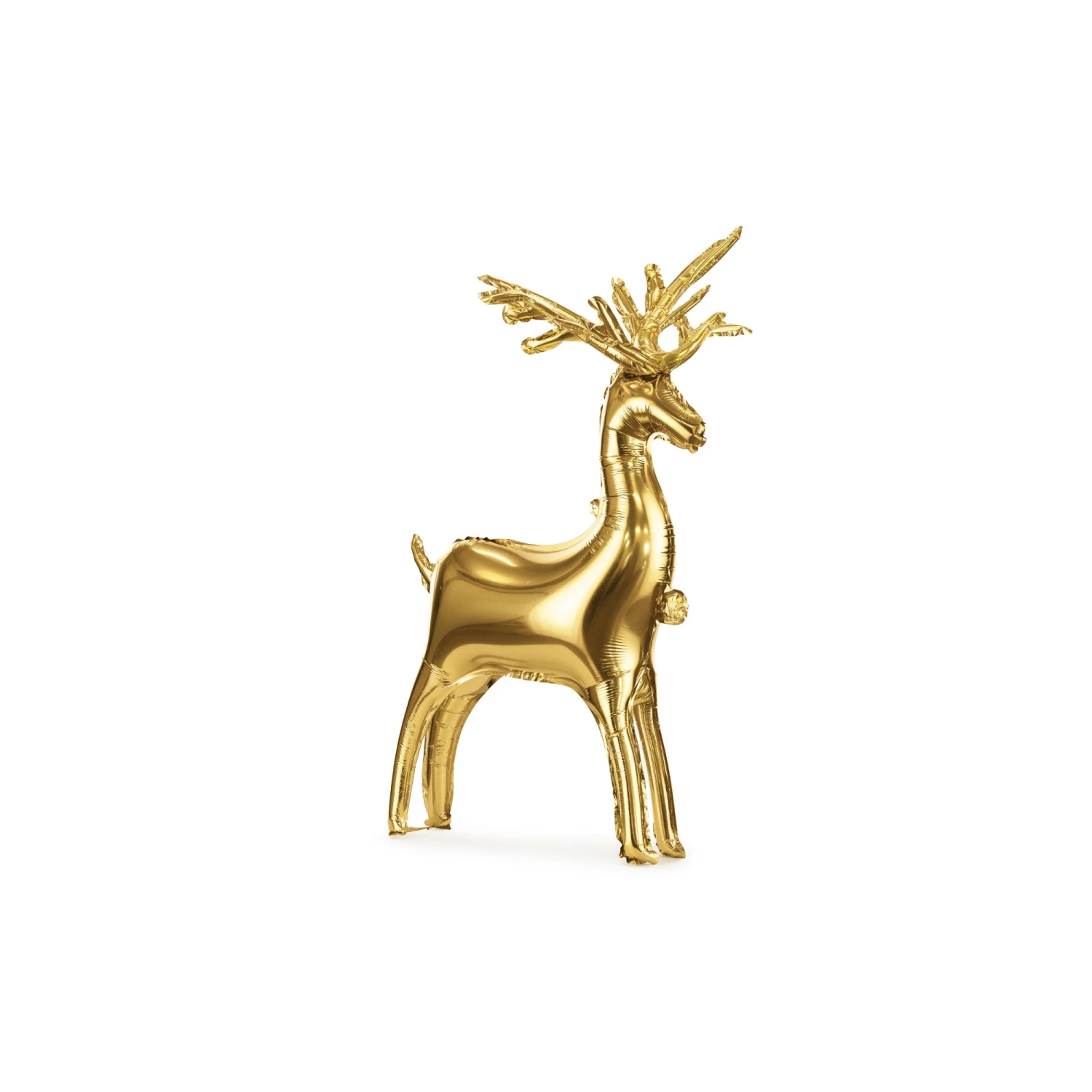 Standing Gold Reindeer Foil Balloon - Image 4