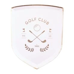 Golf Club Dessert Plates 8ct