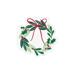 Holiday Wreath Dessert Napkins 20ct