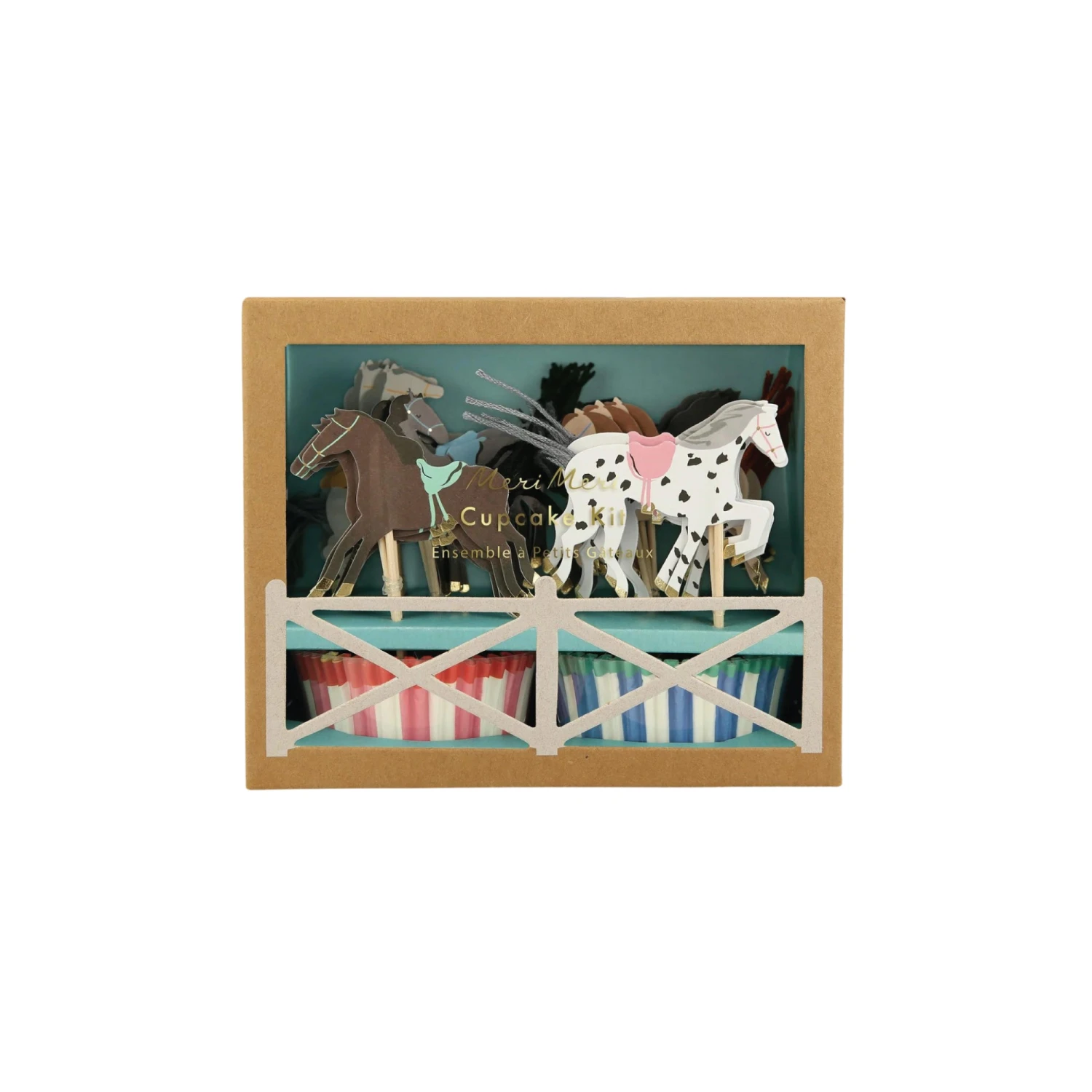 Meri-Meri Horse Cupcake Decorating Kit 24ct