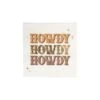 Brown Howdy Howdy Howdy Dessert Napkins 18ct