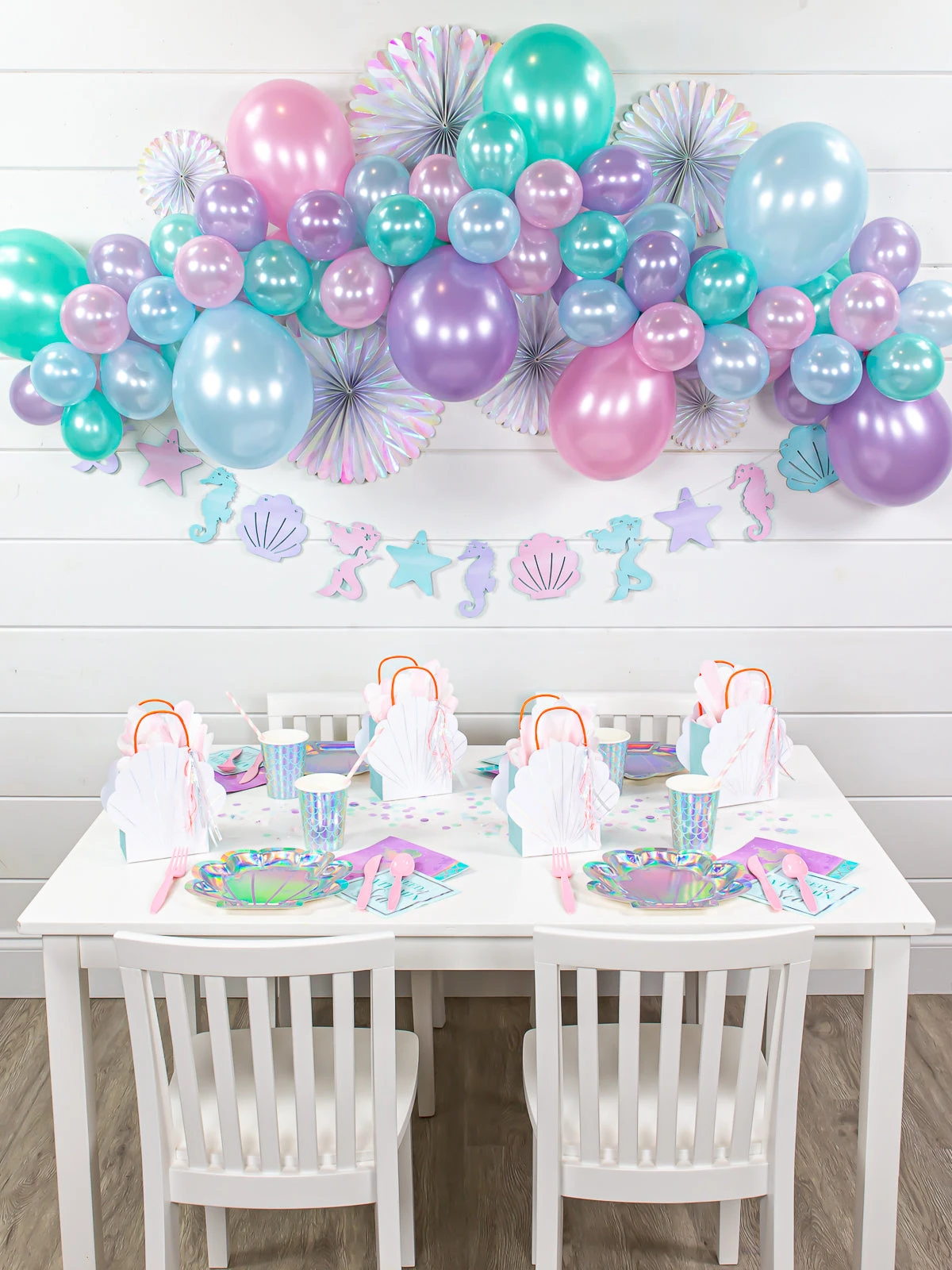 Mermaid DIY Balloon Garland Kit 6ft - Image 2