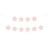 Pink Star Baby Shower Banner 9.5ft