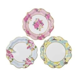 Talking Tables Elegant Floral Paper Plates 12ct