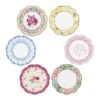 Talking Tables Vintage Floral Tea Party Dessert Plates 24ct