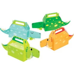 Creative Converting Dinosaur Favor Boxes 4ct