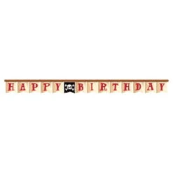 Creative Converting Treasure Island Pirate Birthday Pennant Banner