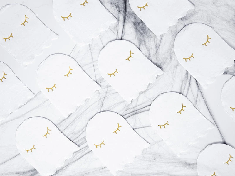 White Ghost Dessert Napkins 20ct - Image 3
