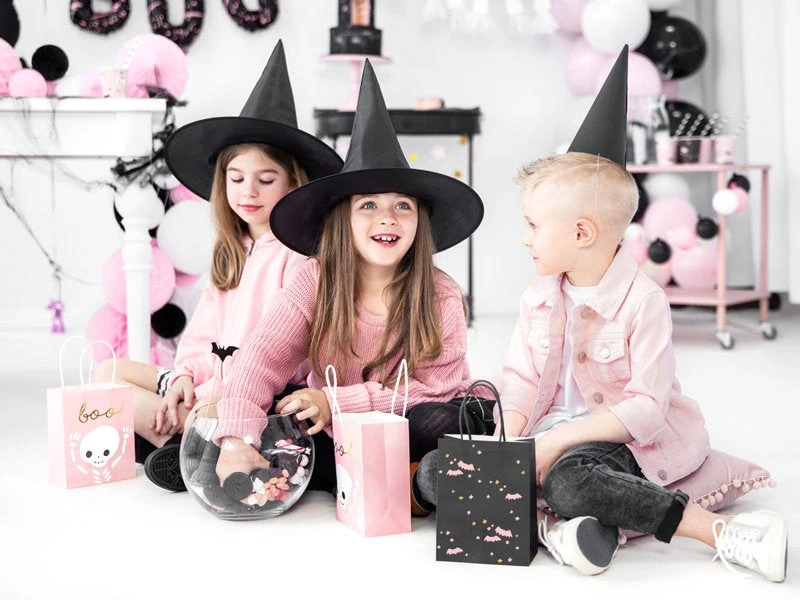 Pink Halloween Boo Favor Bags 6ct - Image 3