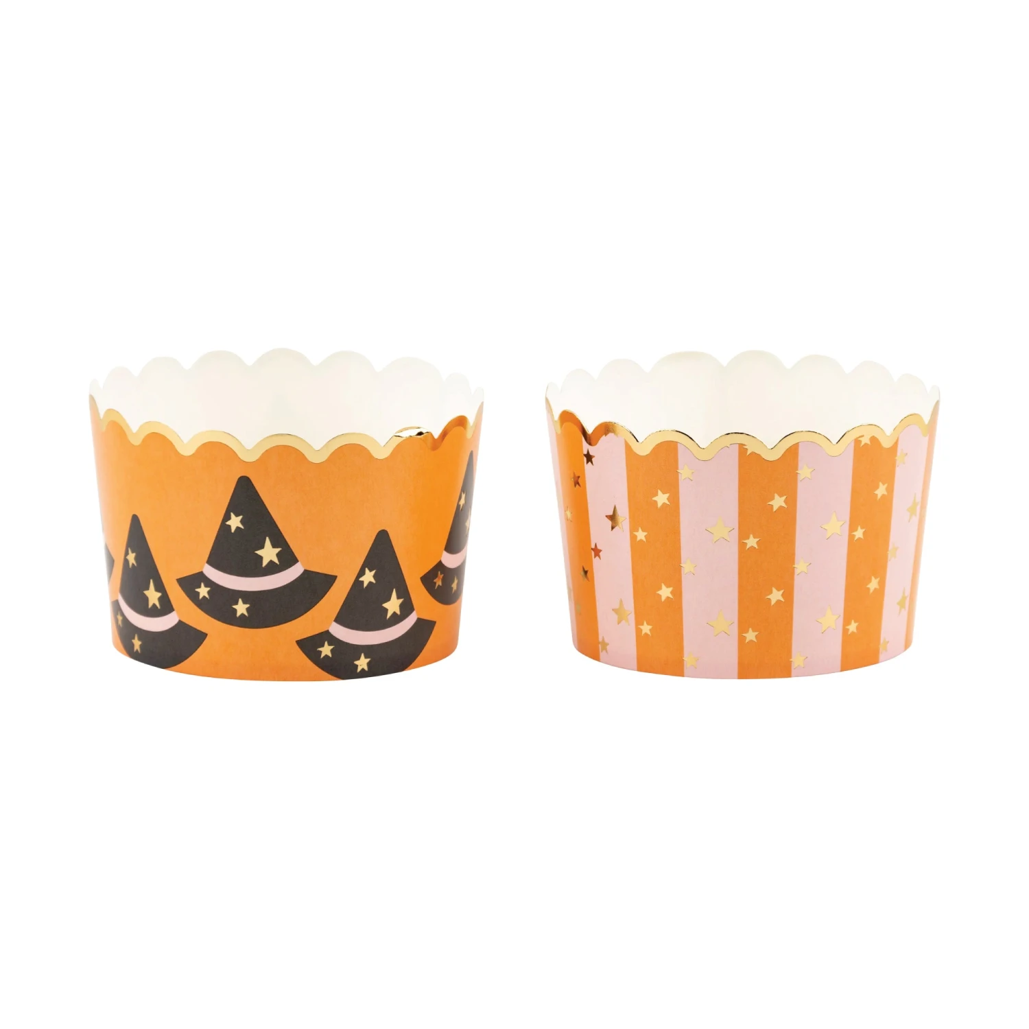 Jumbo Witch Hats & Striped Halloween Food Cups 40ct - Image 3