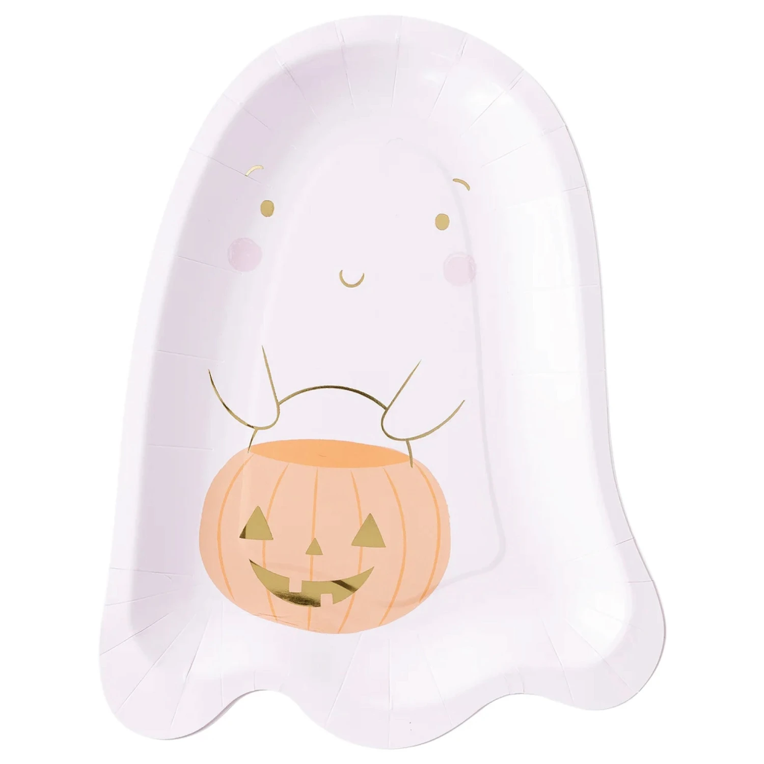 Little Ghoul Ghost Lunch Plates 8ct