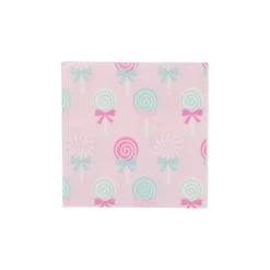 Pink Lollipop Dessert Napkins 24ct