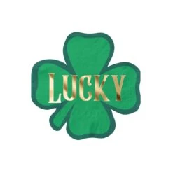Lucky Clover St. Patrick's Day Dessert Napkins 16ct