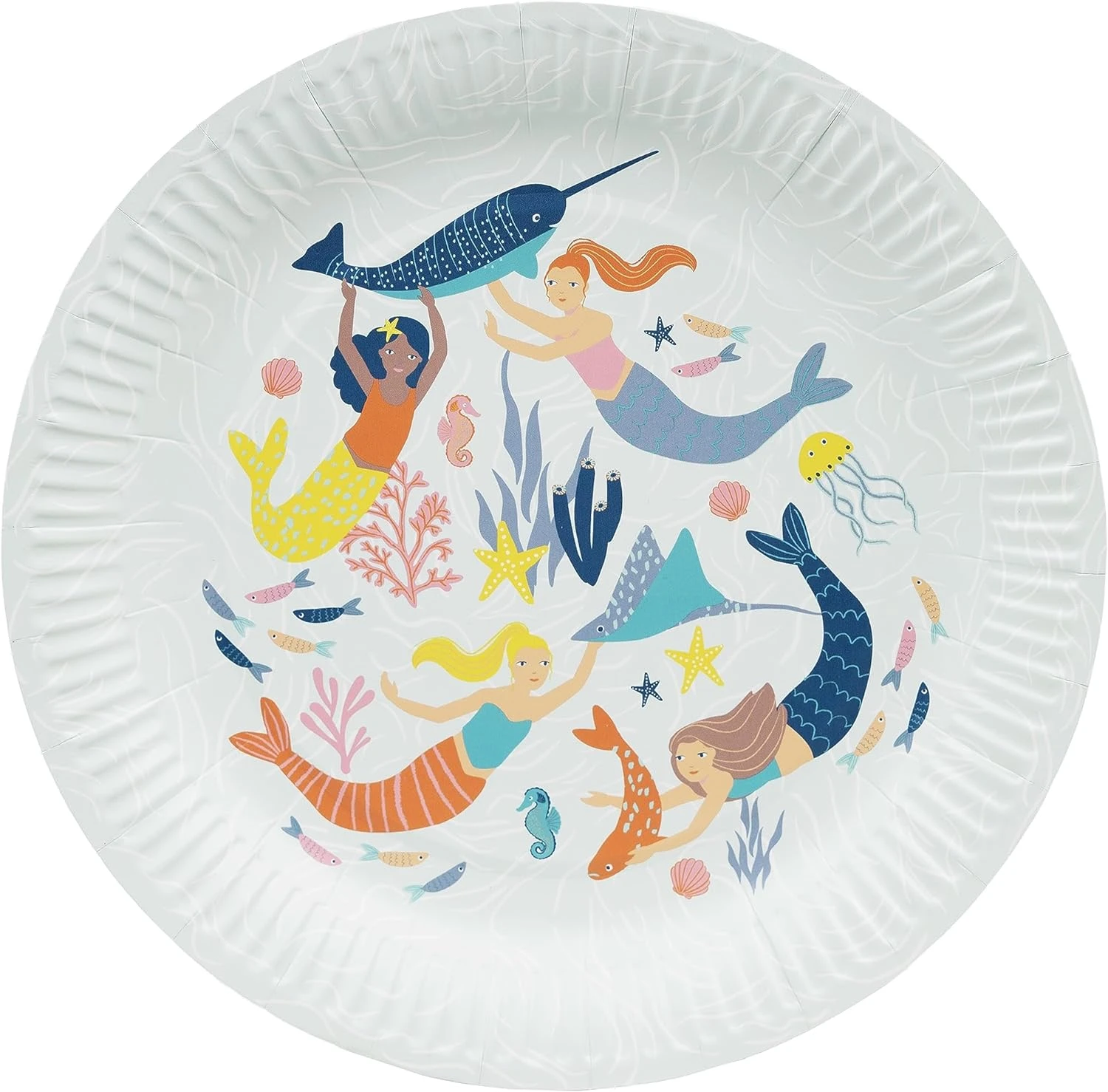Talking Tables Make Waves Mermaid Lunch Plates 8ct