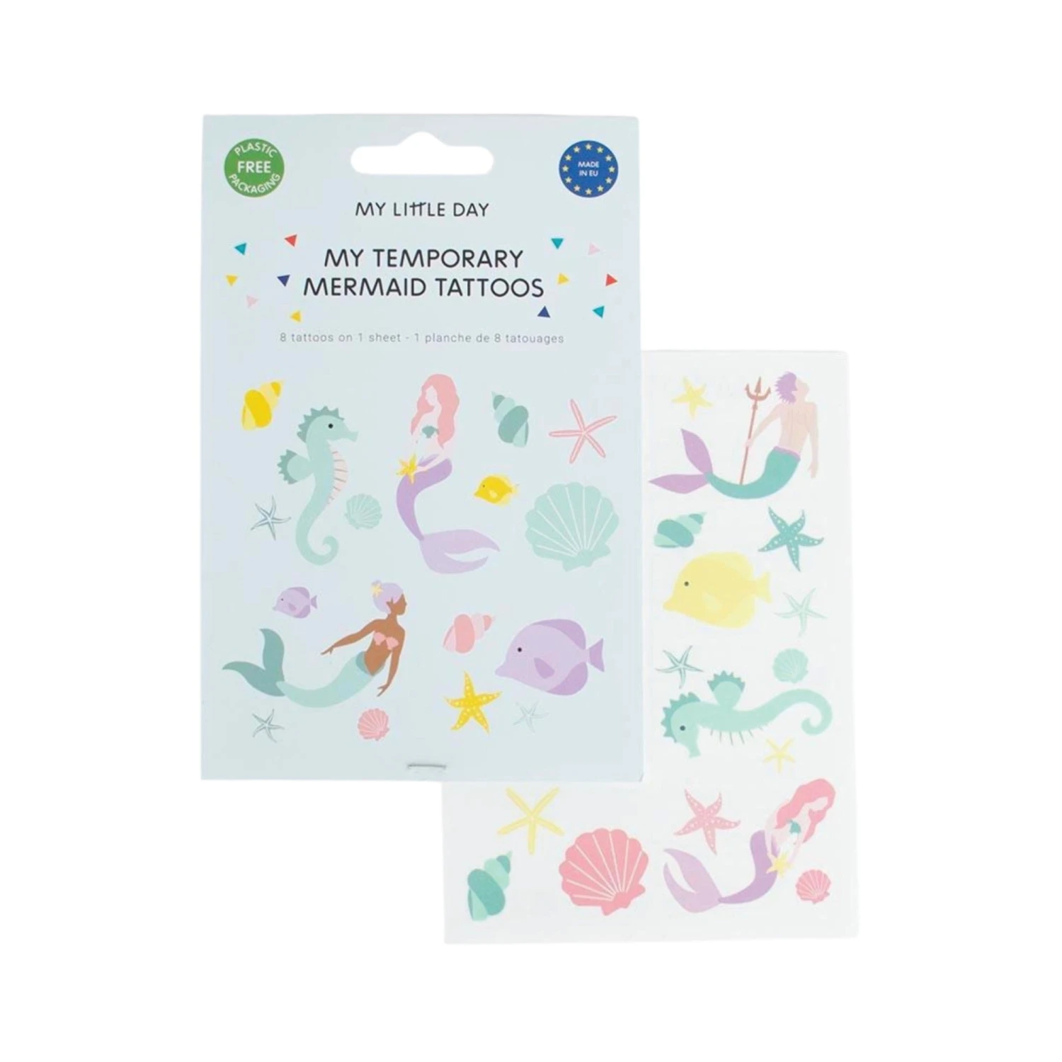 Magical Mermaid Temporary Tattoos 8ct - Image 3
