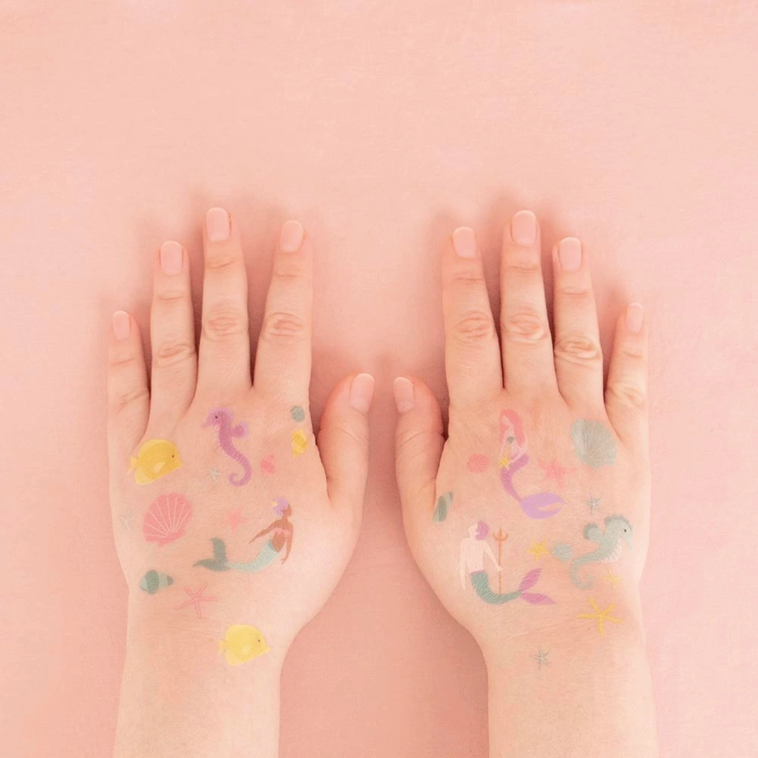 Magical Mermaid Temporary Tattoos 8ct - Image 2