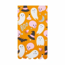 Orange Halloween Icon Paper Guest Towels 16ct