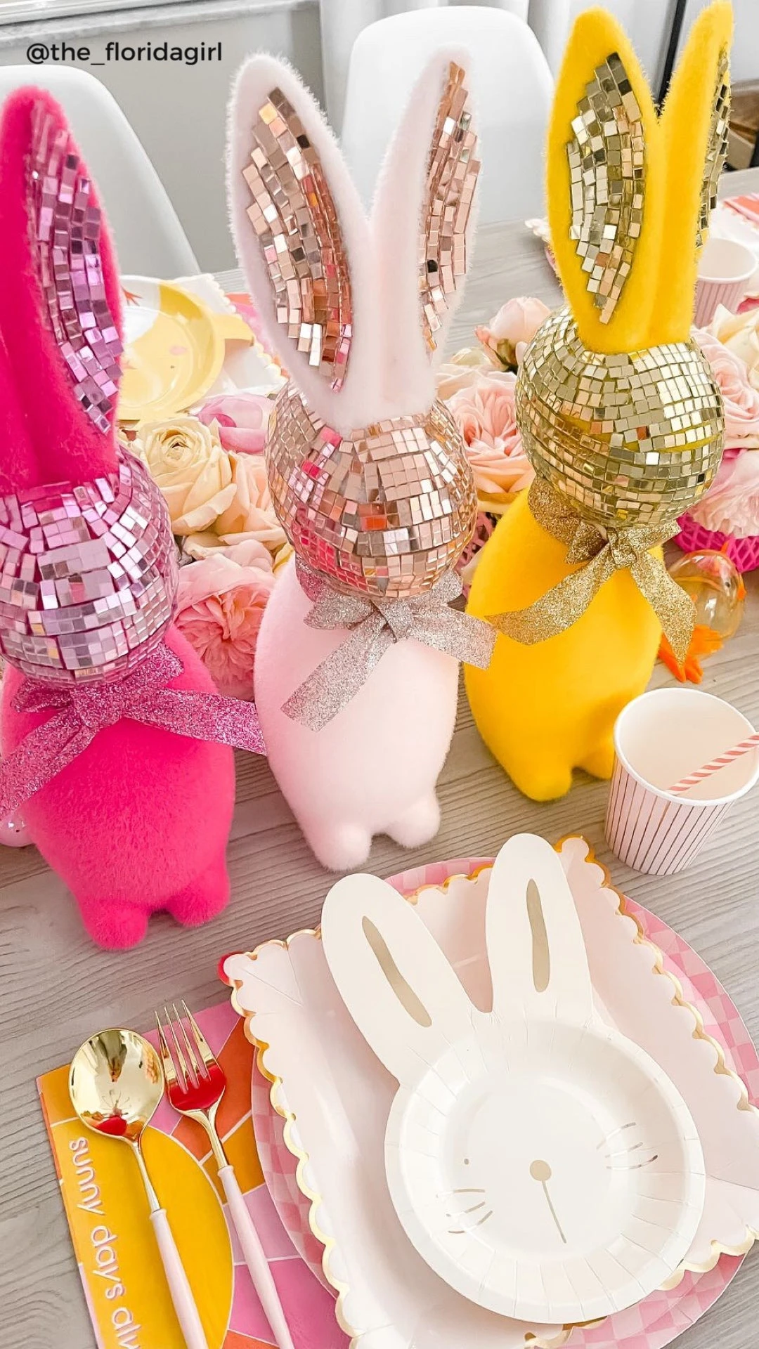 Pink & Gold Pinstripe Paper Cups 10ct - Image 4