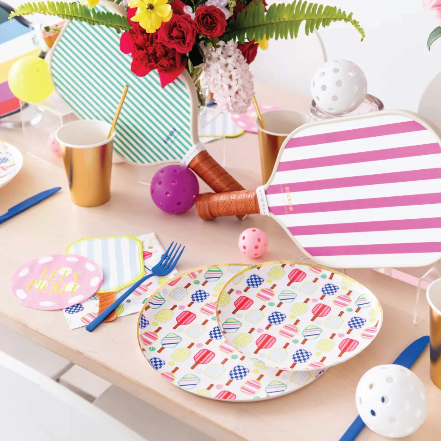 Pickleball Social Club Dessert Plates 8ct - Image 3