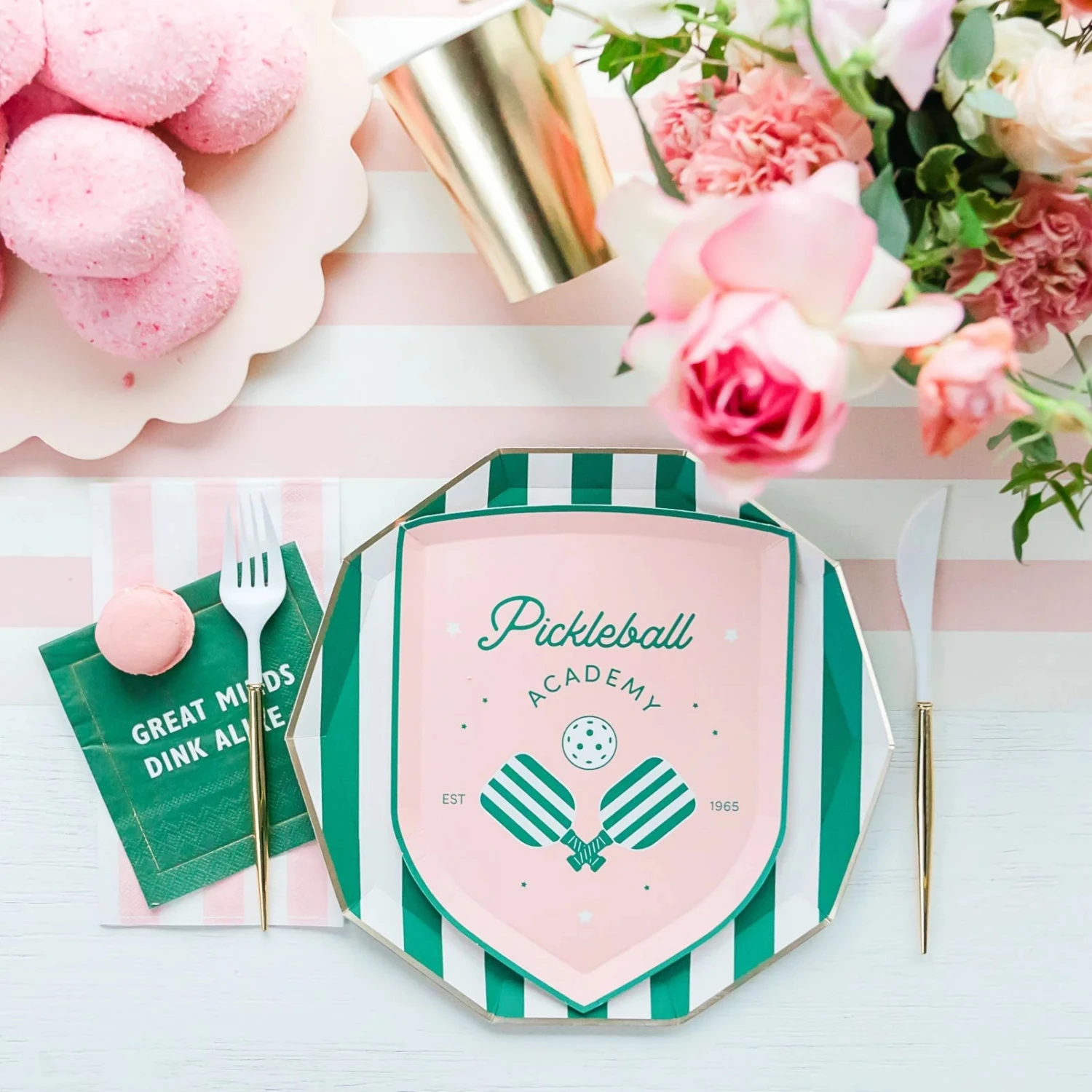 Pickleball Dessert Napkin Set 18ct - Image 3