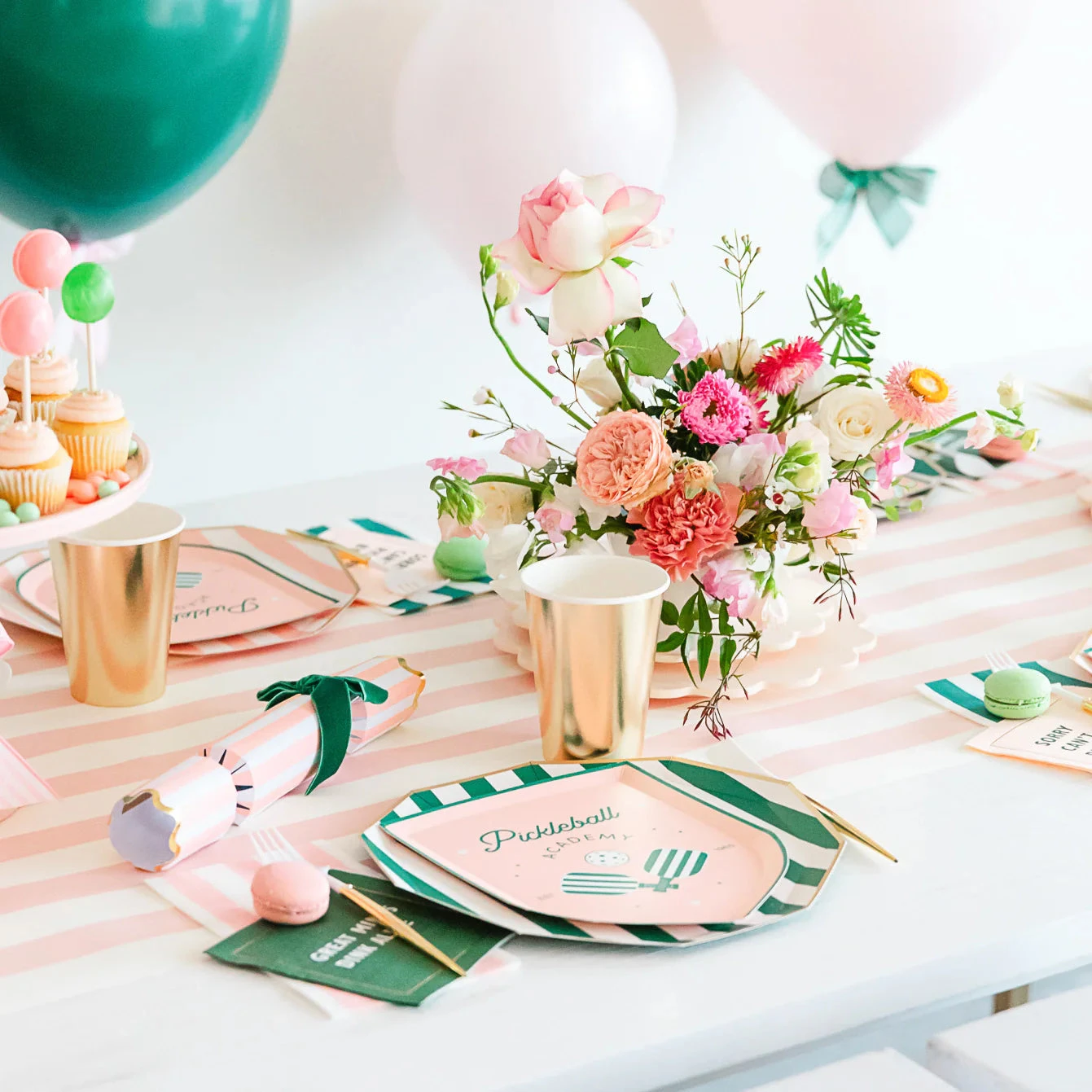 Pickleball Dessert Napkin Set 18ct - Image 4