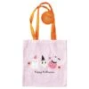 Pink Happy Halloween Canvas Tote Bag
