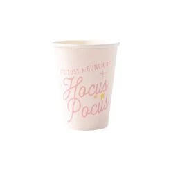 Pink Hocus Pocus Paper Cups 8ct