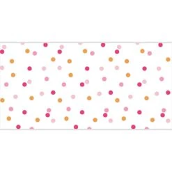 Pink & Orange Confetti Paper Table Runner 25ft