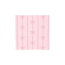 Signature Pink Bow Dessert Napkins 20ct