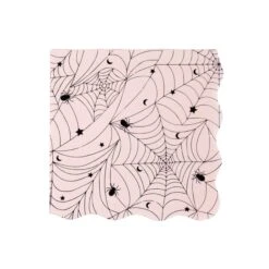 Pink Spider Web Lunch Napkins 20ct