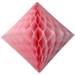 Light Pink Honeycomb Diamond 12in