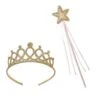 Talking Tables Pink & Gold Princess Wand & Tiara Set